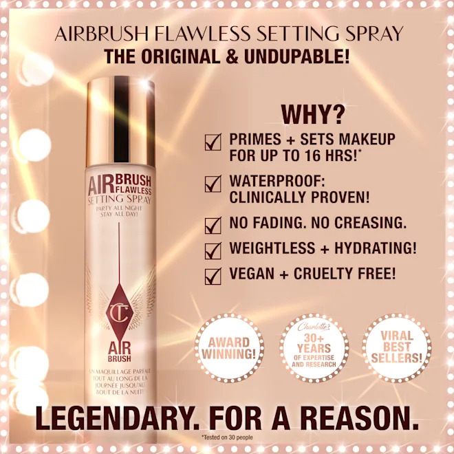 Фіксатор макіяжу Charlotte Tilbury WATERPROOF AirBrush Flawless Setting Spray